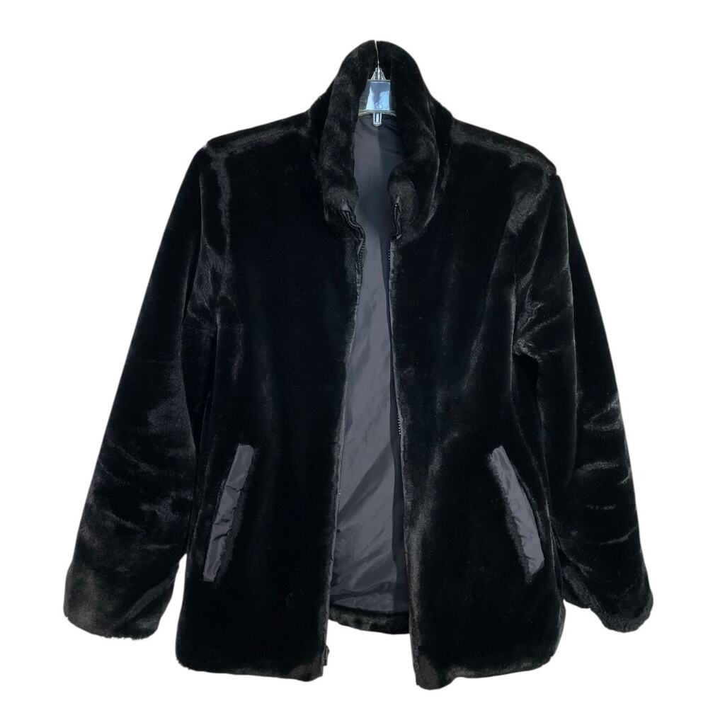 Marc New York Andrew Marc Reversible Faux Fur Jac… - image 1